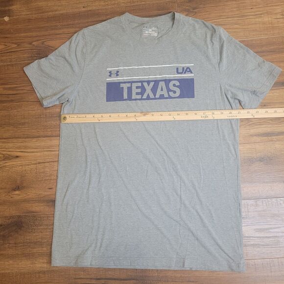 Under Armour Tee Athletic Shirt Men Size M Gray Short Sleeve Crew Neck Casual - Picture 5 of 10
